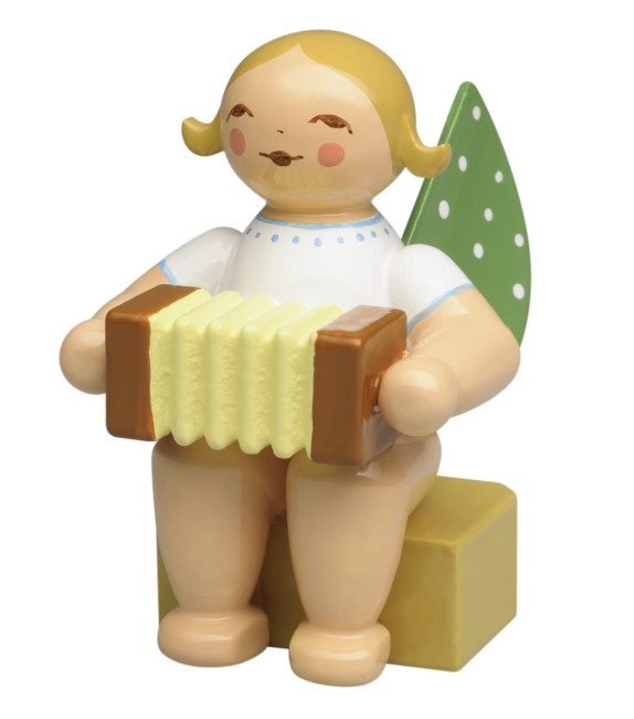 Kalenderfigur 2025 Engel mit Harmonika