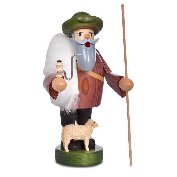 KWO Räucherfigur Schäfer mit seinem Schäfchen