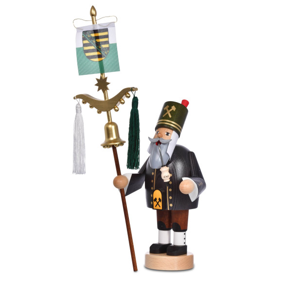 KWO Räuchermännchen Bergmann mit Schellenbaum