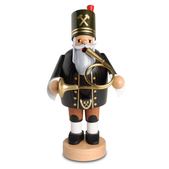 KWO Räuchermännchen Bergmann mit Horn 