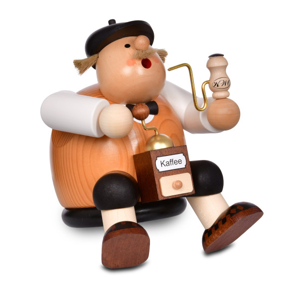 KWO Räuchermännchen Kantenhocker Kaffeesachse, groß