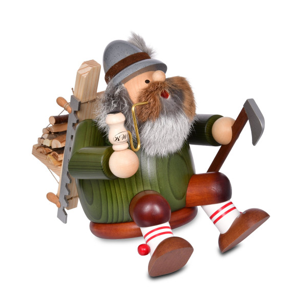 KWO Räuchermännchen Kantenhocker Holzfäller, groß