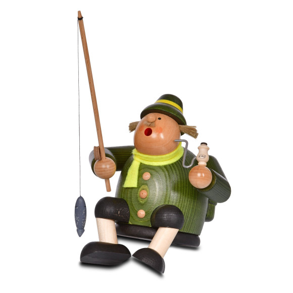 KWO Räuchermännchen Kantenhocker Angler