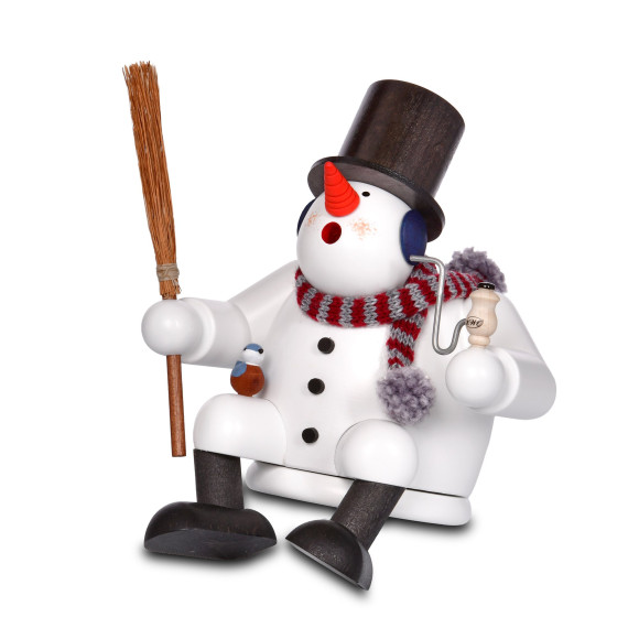 KWO Räuchermännchen Kantenhocker Schneemann 