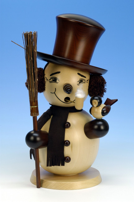 Räuchermännchen Schneemann natur