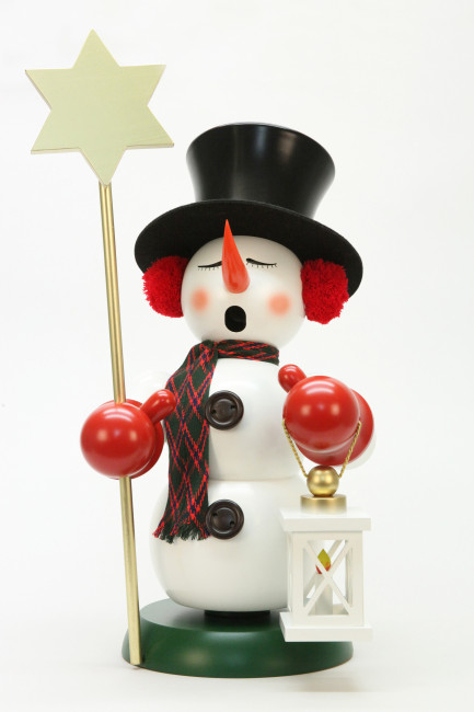 Räuchermännchen XL Schneemann Sternenträger, 60 cm