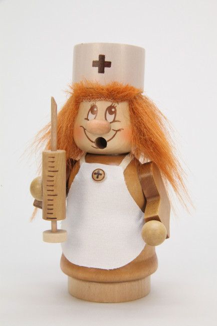 Räuchermännchen Miniwichtel Krankenschwester - Auslaufartikel