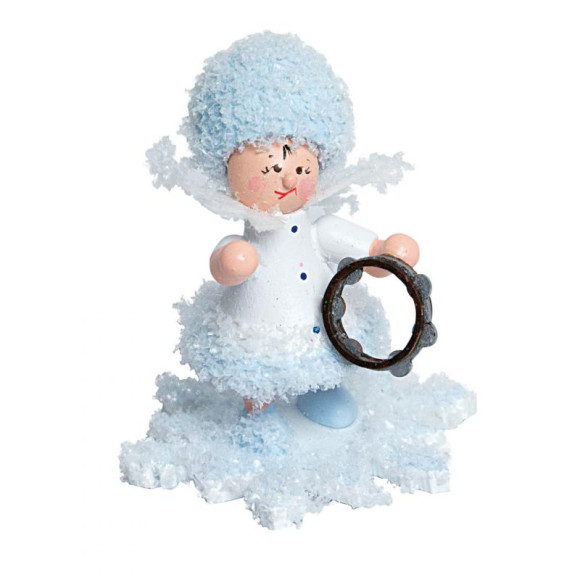 Schneeflöckchen mit Tamburin - Auslaufartikel