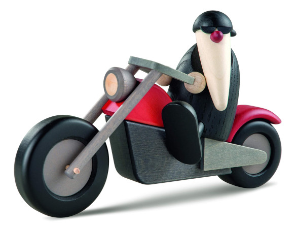 Motorradfahrer, Solo, klein