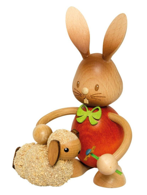 Hase Stupsi mit Lamm