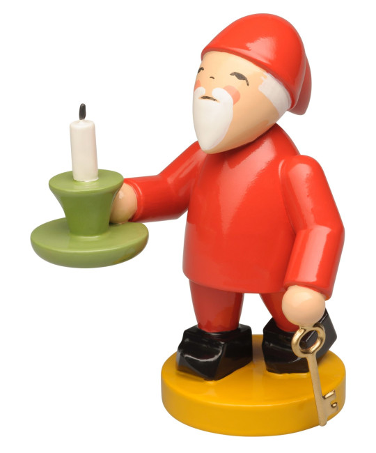 Heinzelmännchen mit Schlüssel und Licht