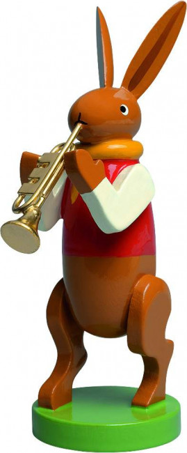 Hasenmusikant mit Trompete