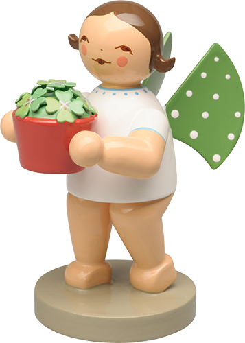 Engel mit Glücksklee