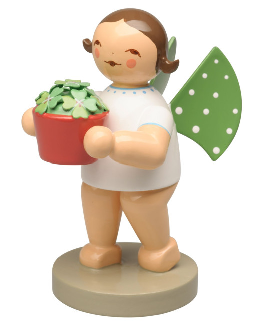 Engel mit Glücksklee