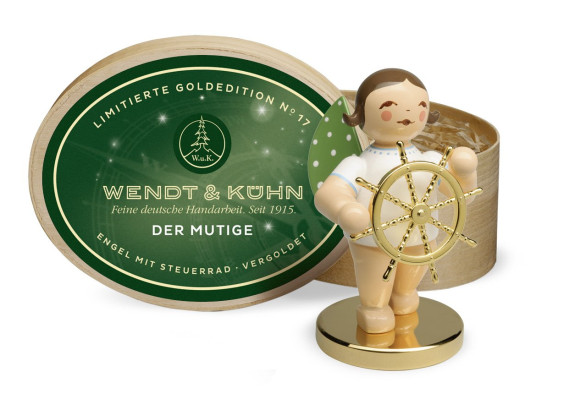 Engel mit Steuerrad, Der Mutige - limitierte Goldedition Nr. 17