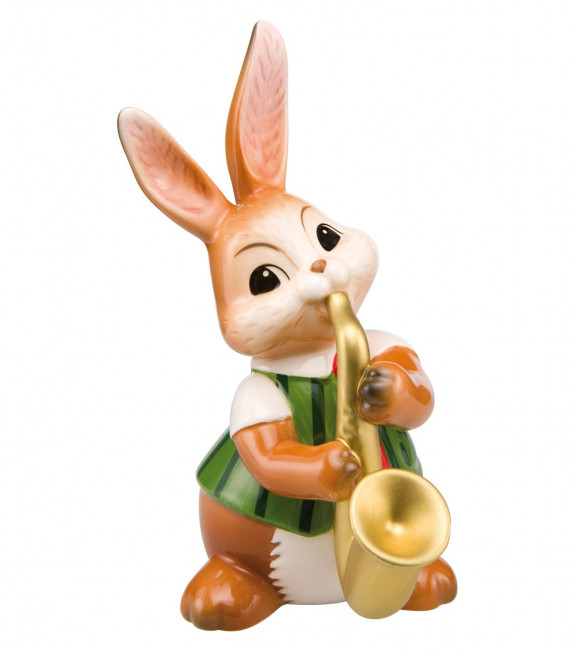 Osterhase Saxophonspieler