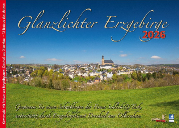 Kalender 2026 Glanzlichter Erzgebirge mit Gewinnspiel