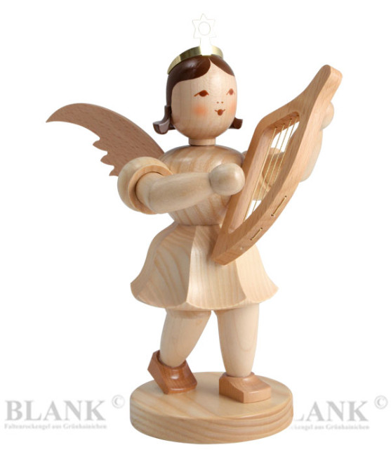 Kurzrockengel mittelgroß mit Leier, 22 cm