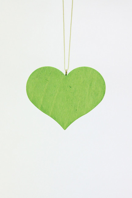 Baumbehang Herz grün