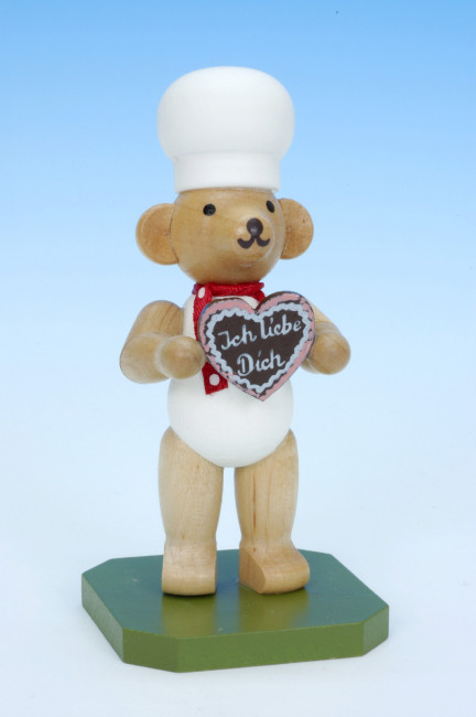 Bäckerbär mit Lebkuchenherz