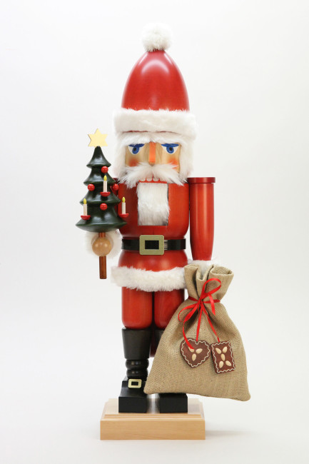 Nussknacker Weihnachtsmann XXL rot