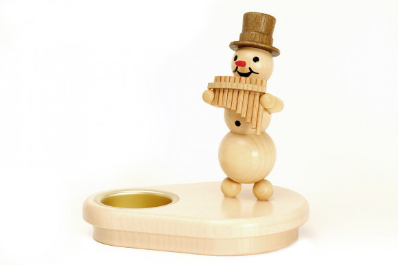 Schneemannleuchter Panflöte