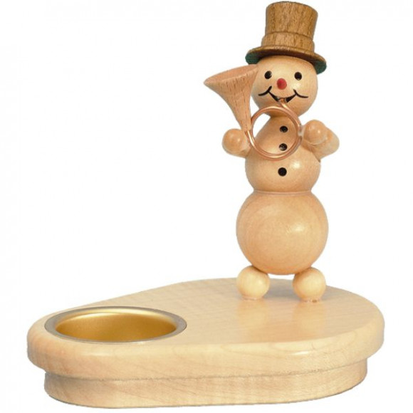 Schneemannleuchter Hornbläser
