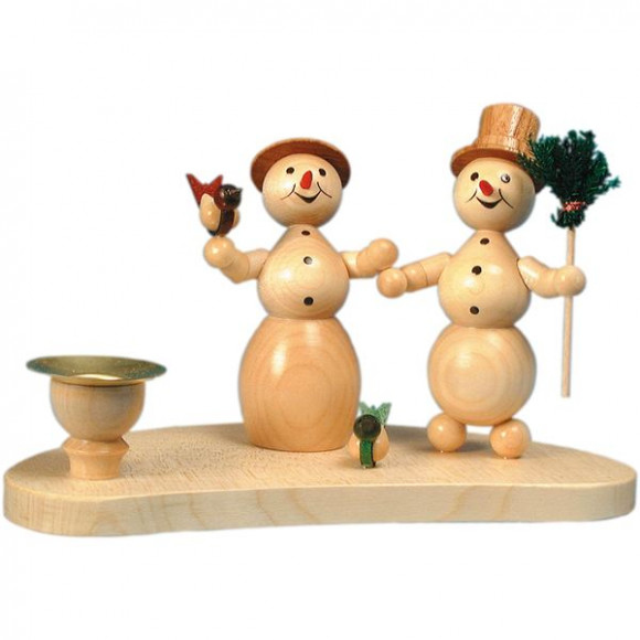 Schneemannleuchter Frau & Mann