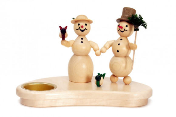 Schneemannleuchter Mann & Frau