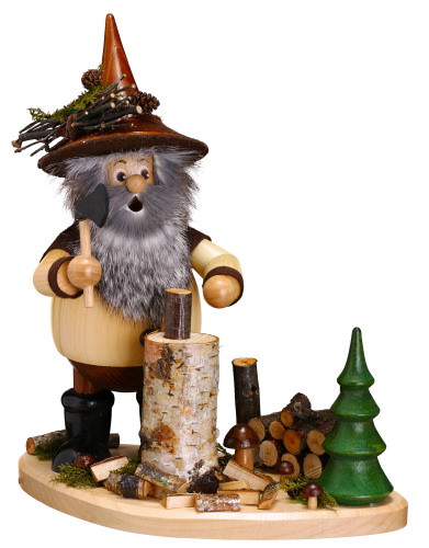 Räuchermann Waldwichtel Holzhacker