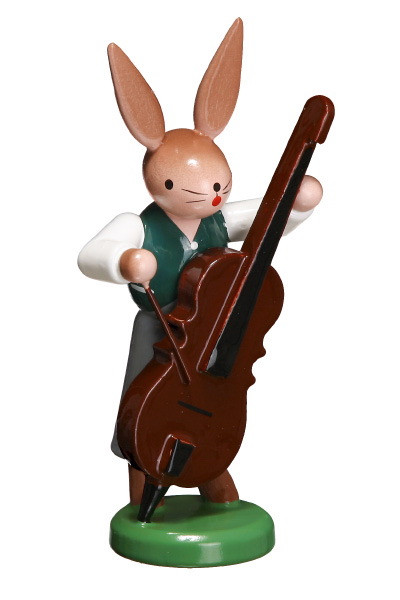 Hase mit Kontrabaß