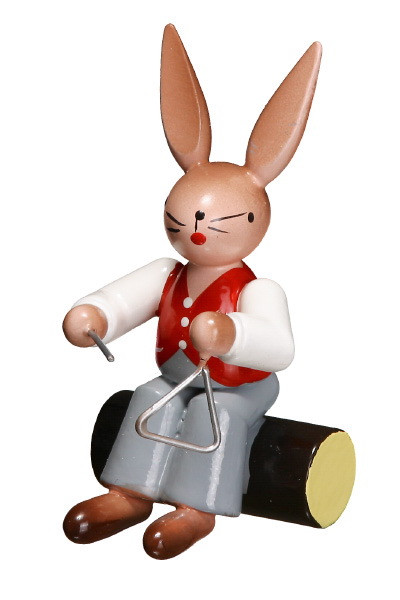 Hase mit Triangel