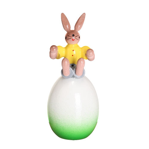 Hase mit Ei, gelb
