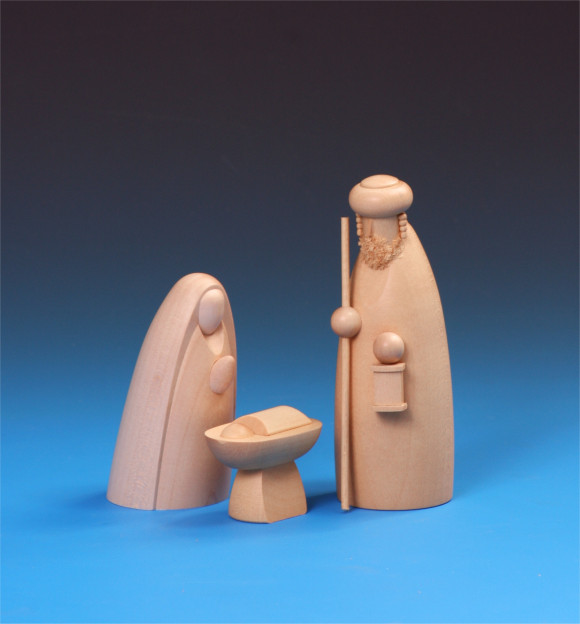 Heilige Familie natur 3-teilig