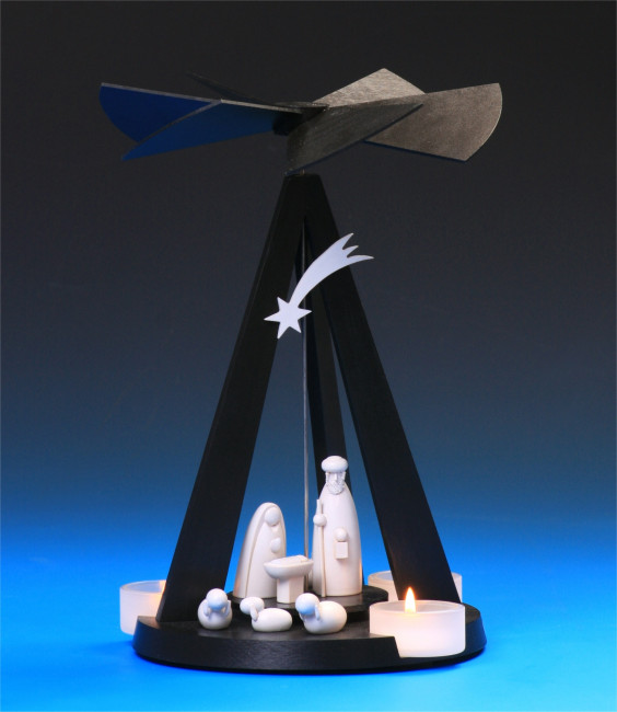 Pyramide Mini Black Delta Christi Geburt