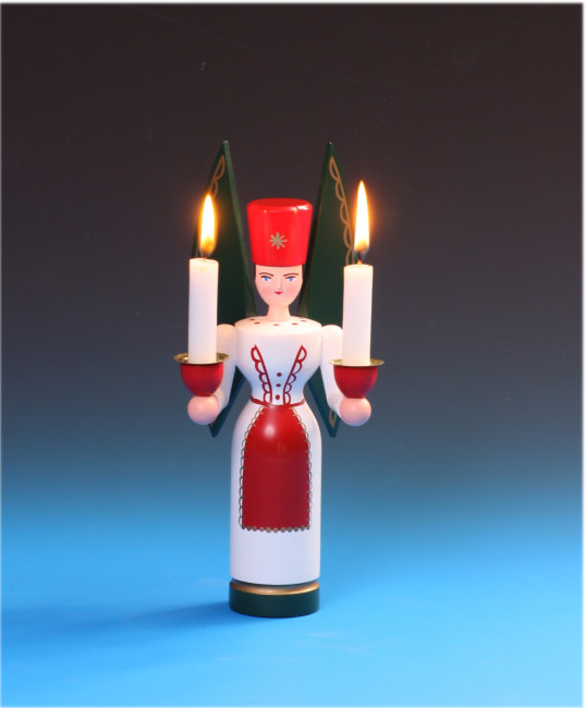 Lichterengel farbig, 21 cm