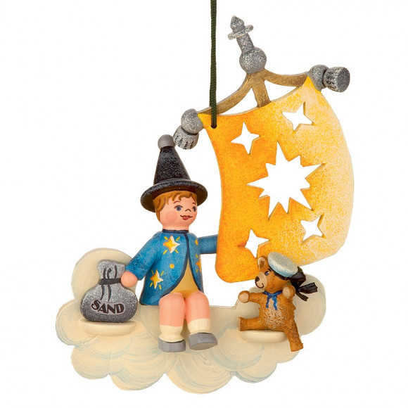 Baumbehang Sandmann mit Teddy und Wolkenschiff