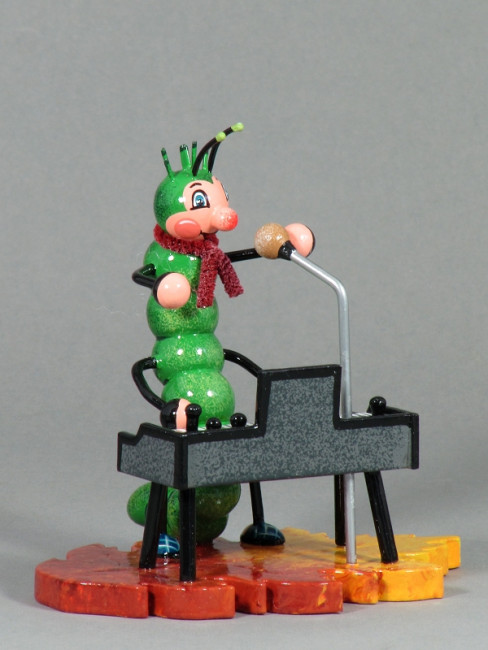 Raupe mit Keyboard