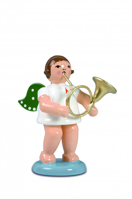 Engel mit russ. Horn mit Krone
