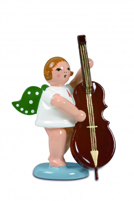 Engel mit Kontrabass