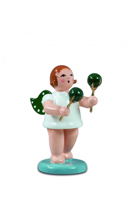 Engel mit Maracas ohne Krone