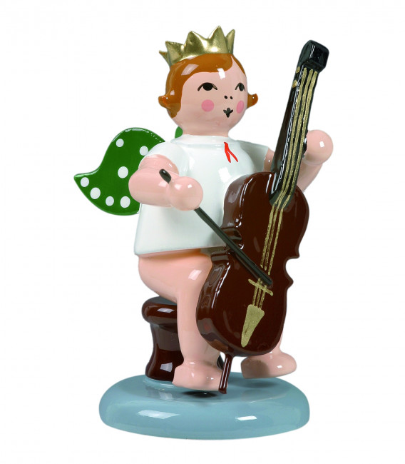 Engel sitzend mit Cello