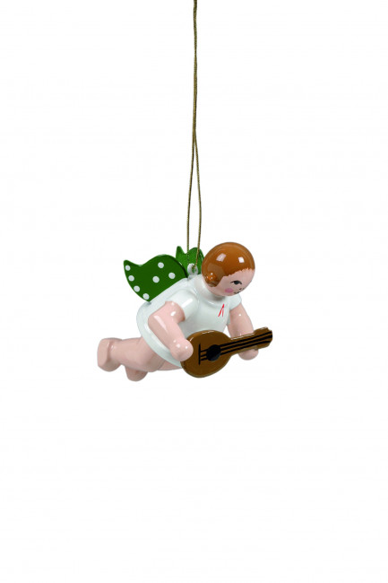 Schwebeengel mit Mandoline ohne Krone