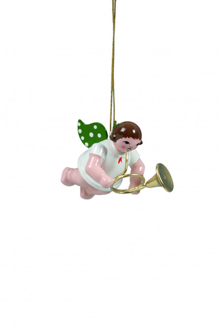 Schwebeengel mit russischem Horn ohne Krone