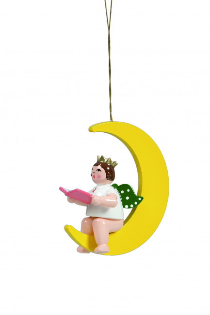 Engel Sänger auf Mond ohne Krone