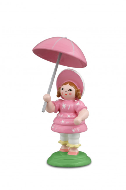  Biedermeierfrau mit Schirm