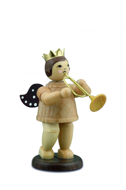 Engel mit Jazztrompete natur