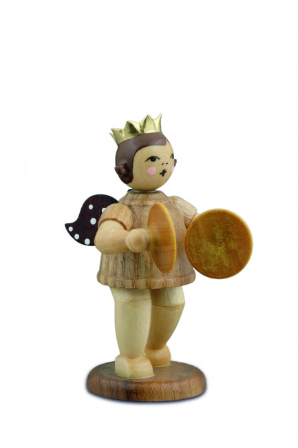 Engel mit Becken natur ohne Krone