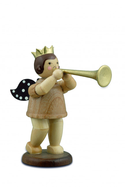 Engel mit Fanfare natur