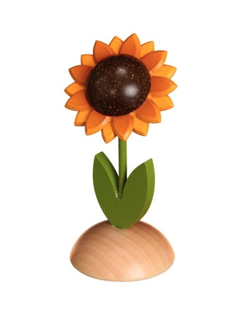 Sonnenblume Sockel natur, 1 Stück